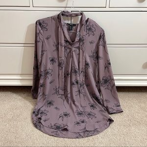 Floral Mauve Dress